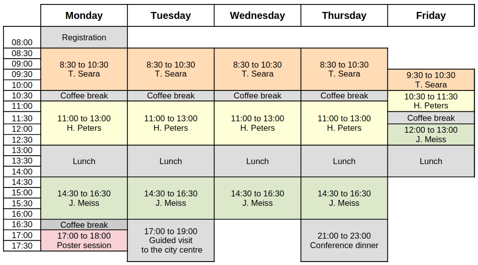 Schedule